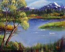 'Purple Mountain' by Rosi Oldenburg