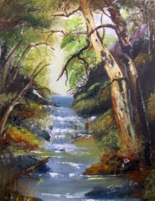 'Shady Falls' by Rosi Oldenburg