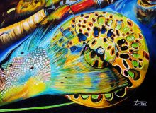 'Tail Over Reel' by Rosi Oldenburg